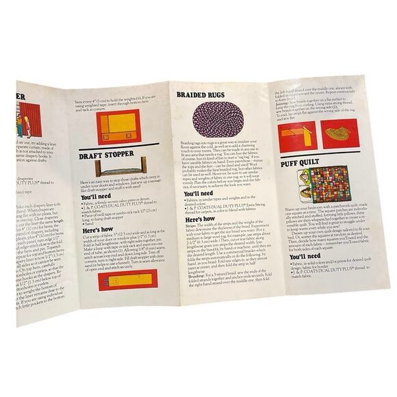 1977 Coats & Clark “How to Make Your Own Warmth” Sewing Energy Saver Booklet - Picture 7 of 8